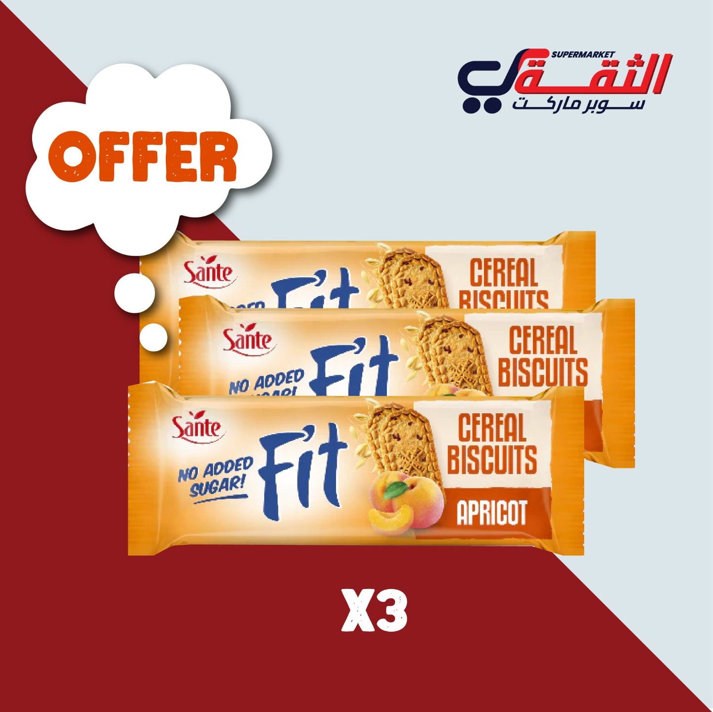 Sante Fit Apricot no sugar added